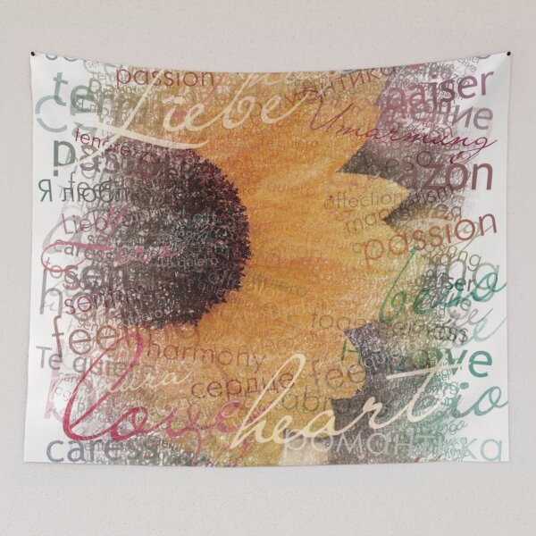 Item preview, Words of Love Sunflower designed and sold by Artbytinavaughn.
