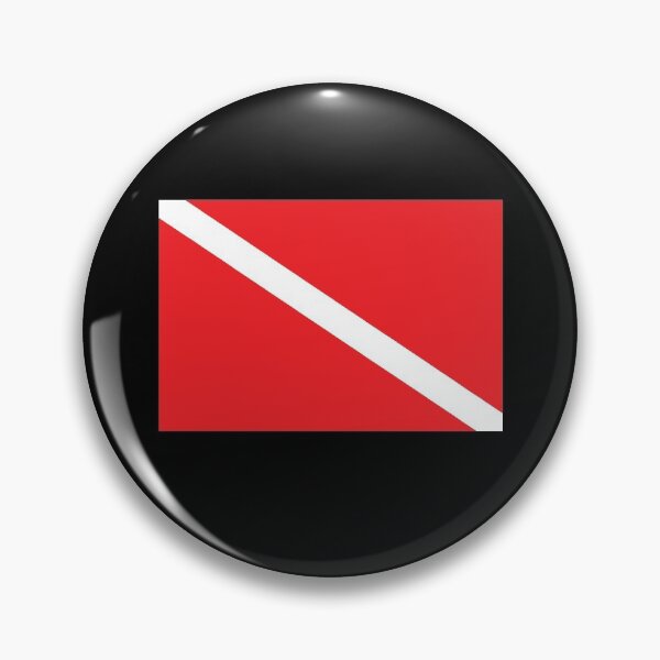 Item preview, SCUBA Diver Down Flag designed and sold by SportsT-Shirts.