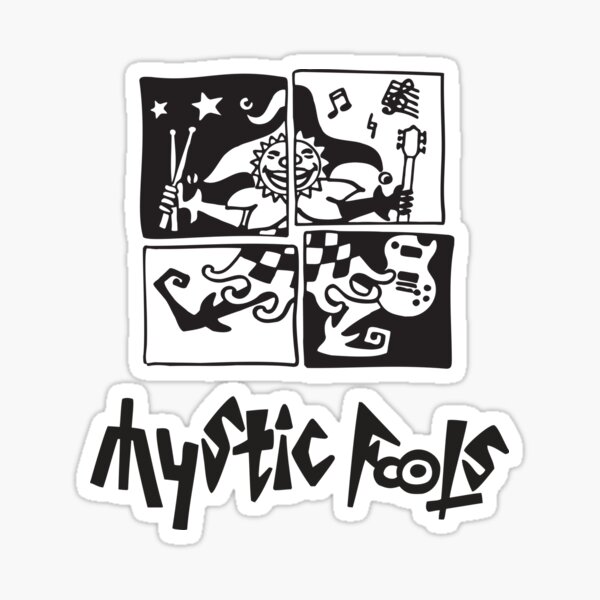 Classic Mystic Fools Logo Sticker
