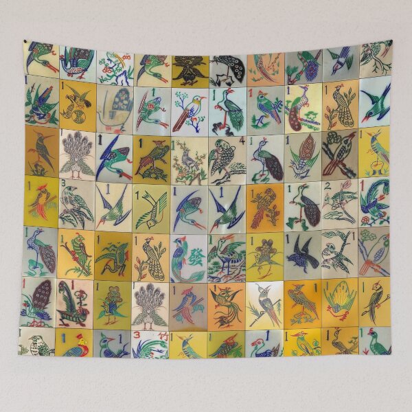 Item preview, Mah Jongg Birds designed and sold by Montage-Madness.