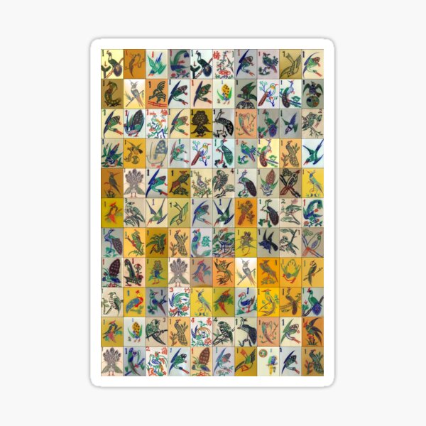 Item preview, Mah Jongg Birds designed and sold by Montage-Madness.