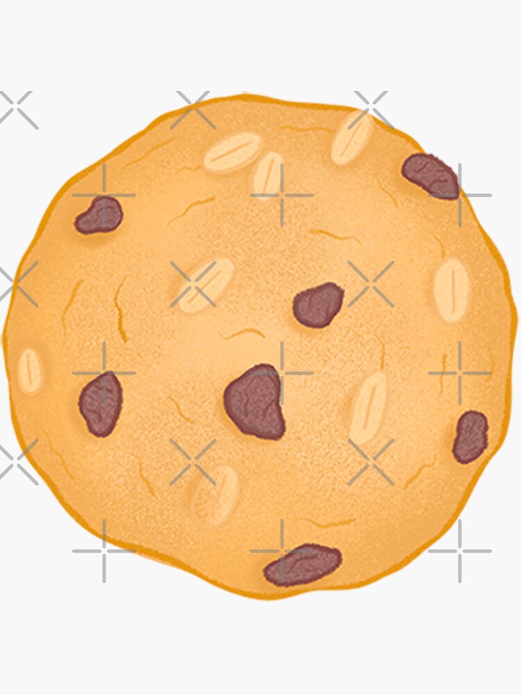 "Oatmeal Raisin Cookie" Sticker for Sale by theartsypark Redbubble