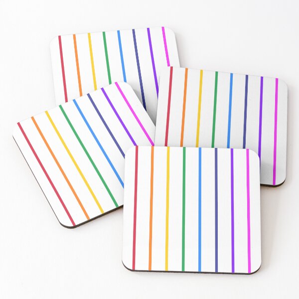 Item preview, Narrow rainbow stripes designed and sold by LittleBettyMakes.