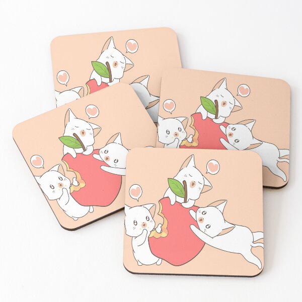 Item preview, Cute Cats Eating Apple designed and sold by noirty.