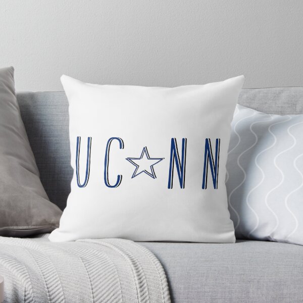 UConn Star Throw Pillow