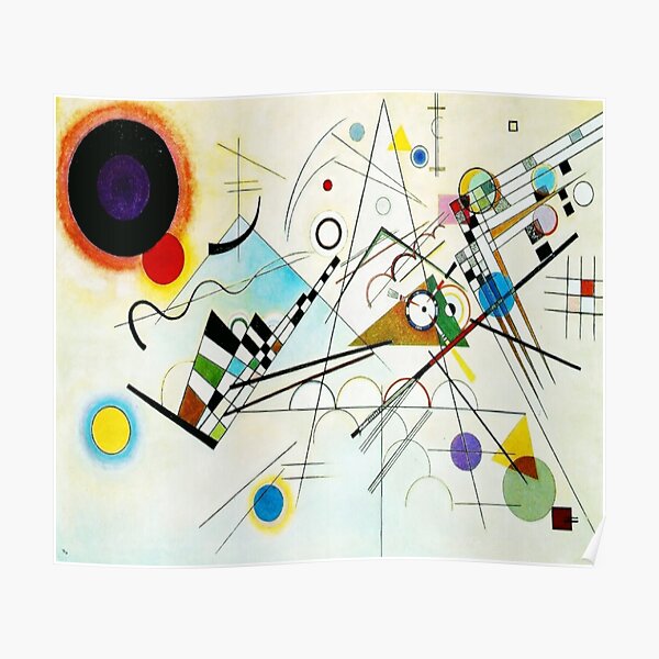 "Study for Composition VIII" Wassily Kandinsky Abstract Art Poster