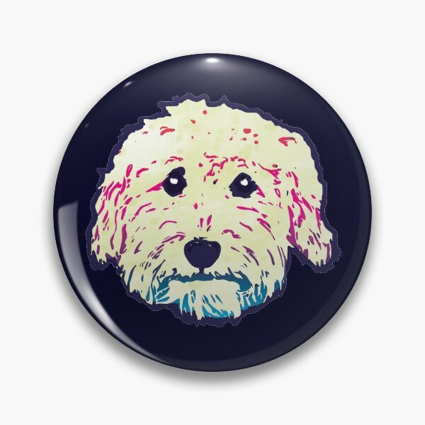 Item preview, Goldendoodle! Labradoodle! Adorable doodle teddy bear dog - in green and multi colors designed and sold by smooshfaceutd.