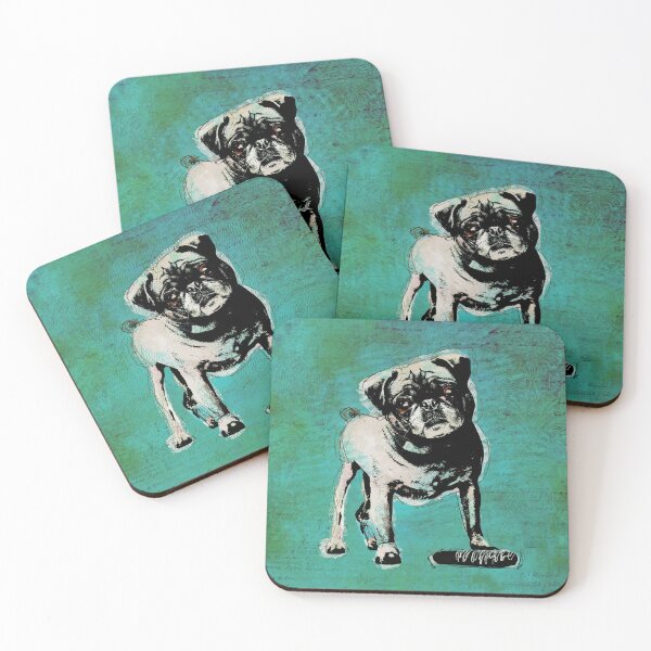 Item preview, Pug Dog Art designed and sold by Waynette Traub.