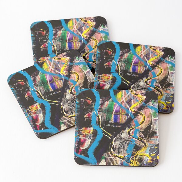 Item preview, Untitled Blue Squiggles designed and sold by Monica Davis Altona.