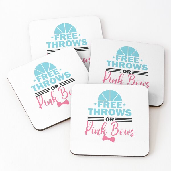 Item preview, Free Throws BOY OR Pink Bows GIRL Gender Reveal Baby Shower  designed and sold by thehafdesigner.