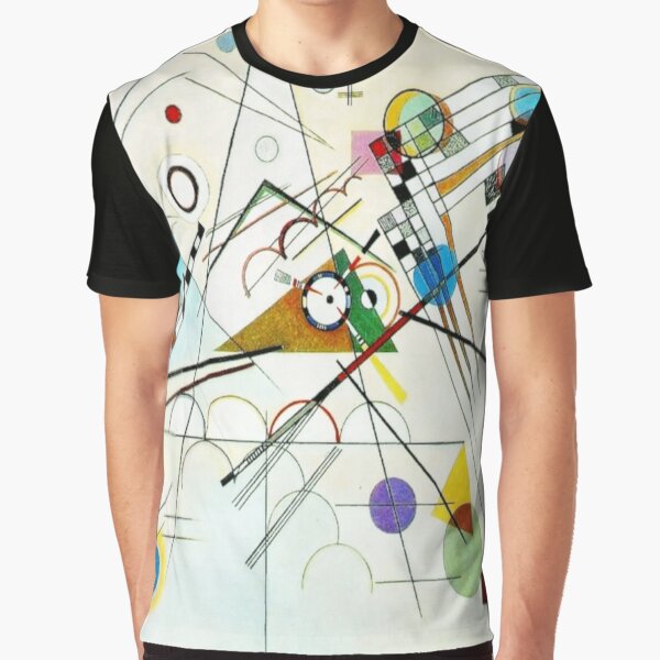 "Study for Composition VIII" - Wassily Kandinsky Abstract Art Graphic T-Shirt