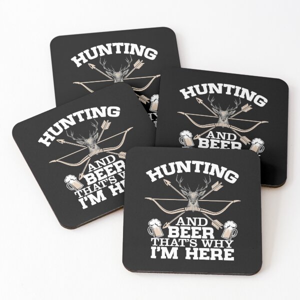 Item preview, Funny Deer Hunting Drinking Beer designed and sold by Tee Kaboom!.