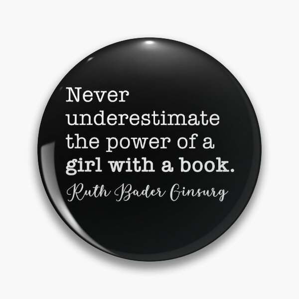 Item preview, Never underestimate the power of a girl with a book. designed and sold by corbrand.