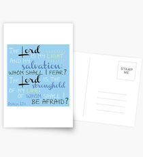 The Lord is My Light Postcards