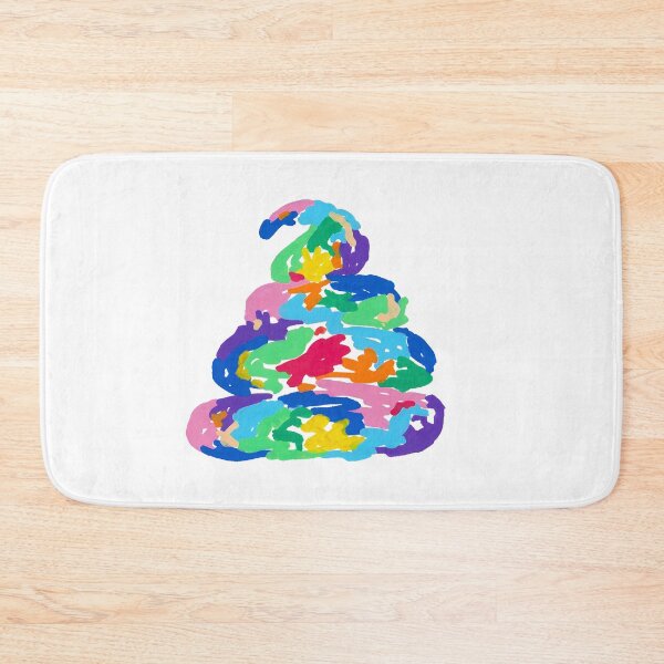 Item preview, rainbow painted poop emoji designed and sold by bcotterdesigns.