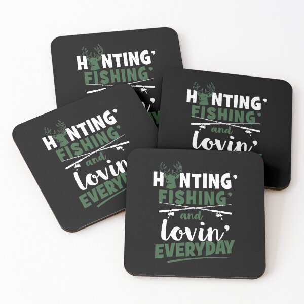 Item preview, Funny Deer Hunting Love Fishing designed and sold by Tee Kaboom!.