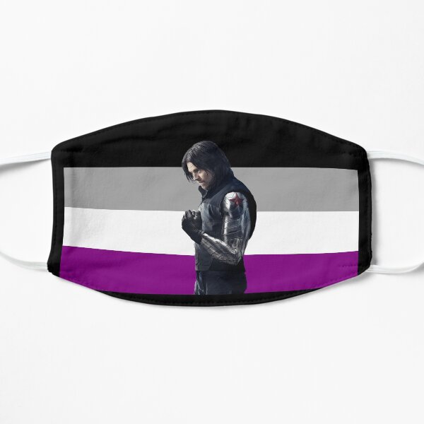 Winter Soldier Asexual Flag Flat Mask