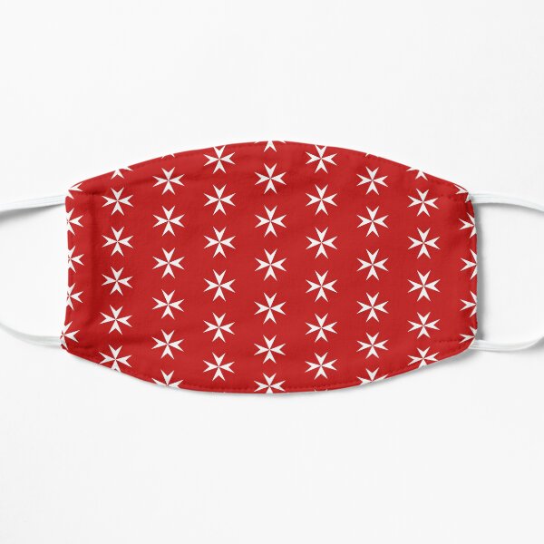 Maltese Cross Flag T-Shirt Mask