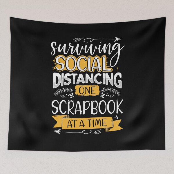 Item preview, Surviving Social Distancing One Scrapbook at a Time  designed and sold by Maria Garcia.