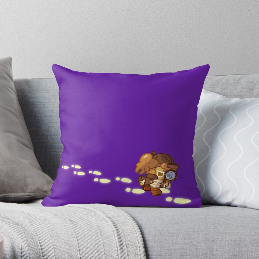Get The Latest Detective Walnut is On The Case Throw Pillow by TerraTerraCotta TP-SP2K3KGL