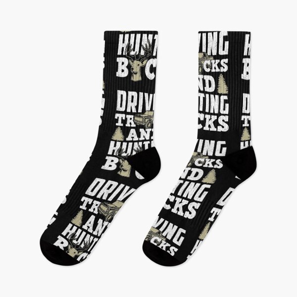 Item preview, Funny Deer Hunting Driving Trucks designed and sold by Tee Kaboom!.
