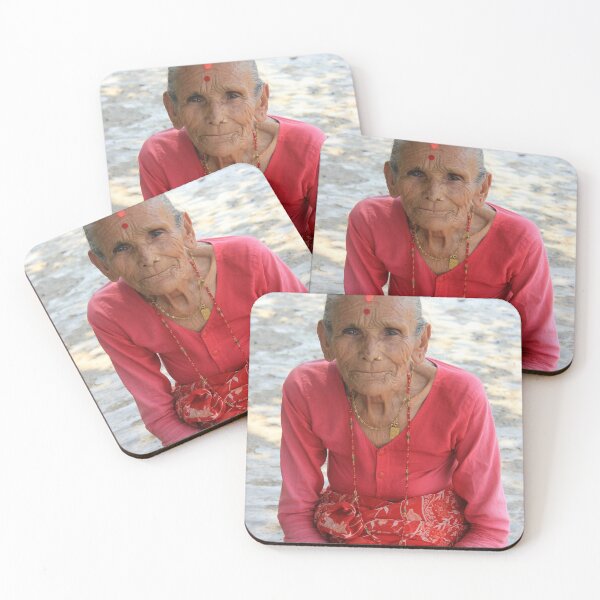Item preview, Old Woman Portrait Nepal designed and sold by Jamie Mitchell.