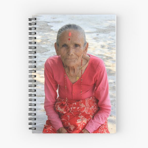 Item preview, Old Woman Portrait Nepal designed and sold by Jamie Mitchell.