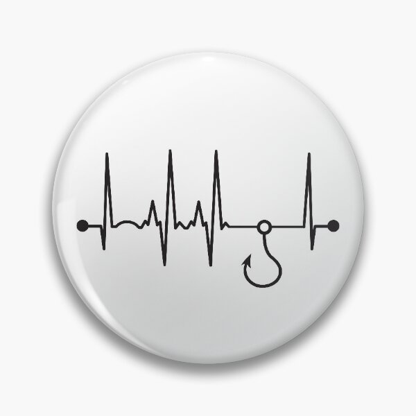 Item preview, Fishing Heartbeat designed and sold by teesaurus.