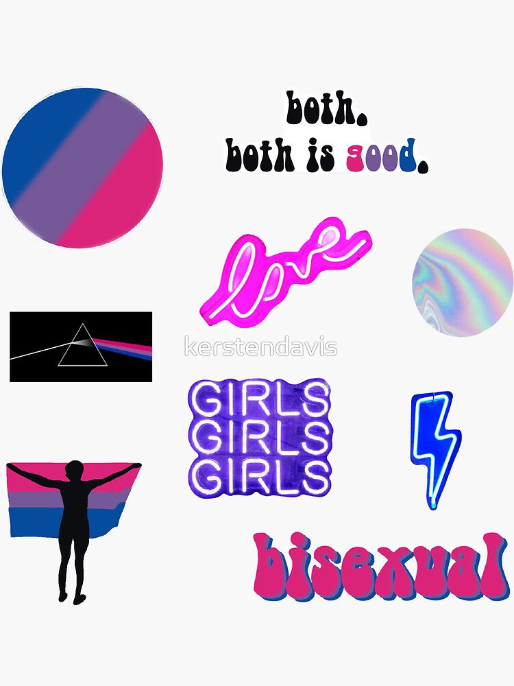 Bisexual Pride Pack Sticker For Sale By Kerstendavis Redbubble