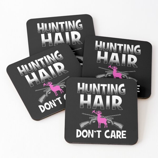 Item preview, Funny Female Deer Hunting Hair Don't Care designed and sold by Tee Kaboom!.