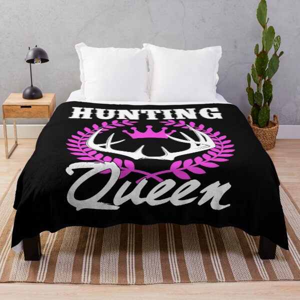 Item preview, Funny Female Deer Hunting Queen Pink designed and sold by Tee Kaboom!.