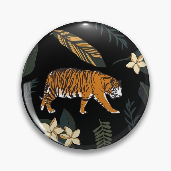 Item preview, Tigers in the night jungle designed and sold by peggieprints.