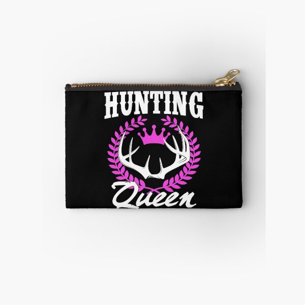 Item preview, Funny Female Deer Hunting Queen Pink designed and sold by Tee Kaboom!.