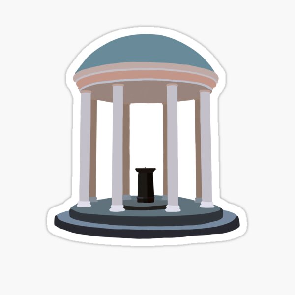 north carolina old well Sticker