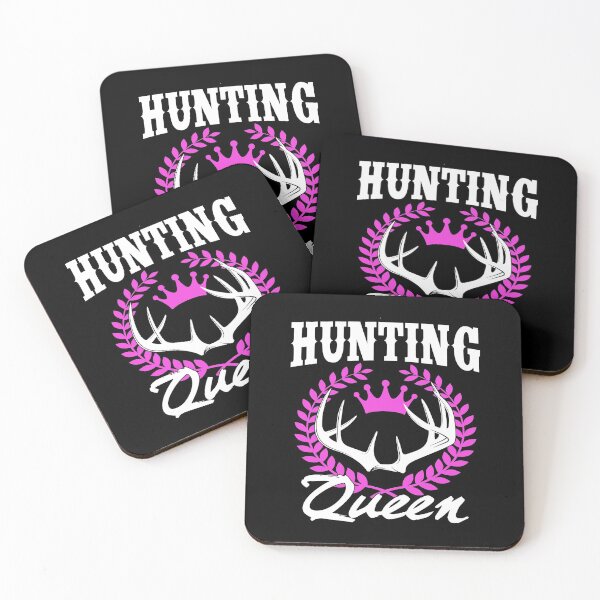Item preview, Funny Female Deer Hunting Queen Pink designed and sold by Tee Kaboom!.