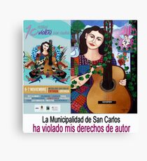 The Municipality of San Carlos has violated my copyright Canvas Print