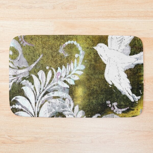 Item preview, White bird with purple edges designed and sold by MarilynBaldey7.