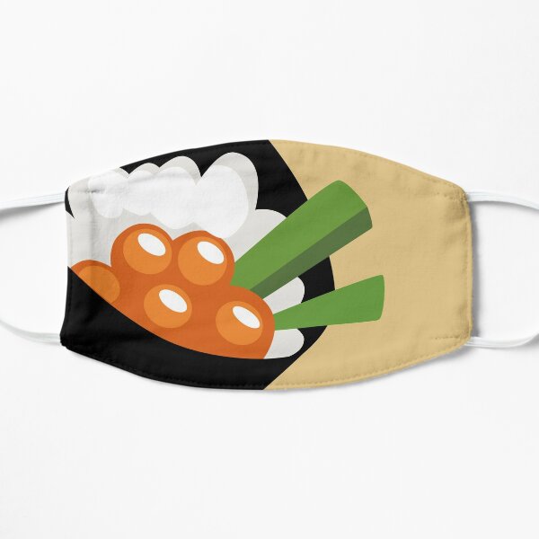 Fish Egg Sushi Hand Roll Flat Mask