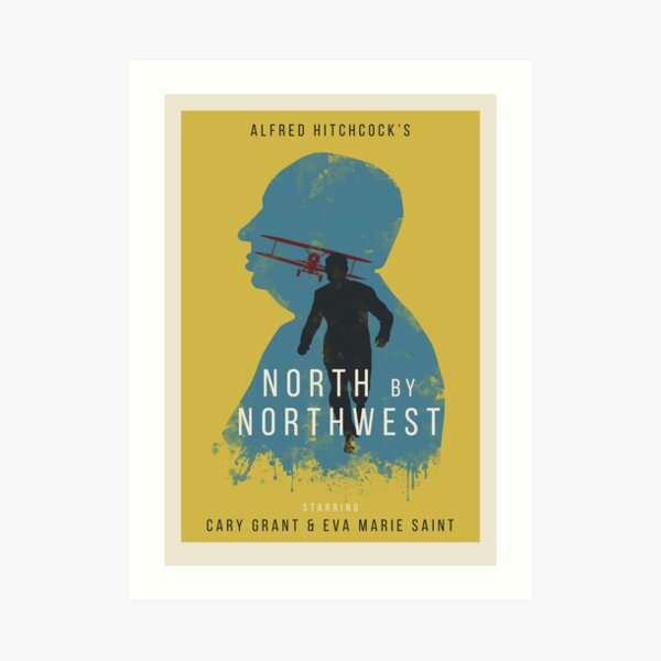 Alfred Hitchcock North by Northwest Art Print