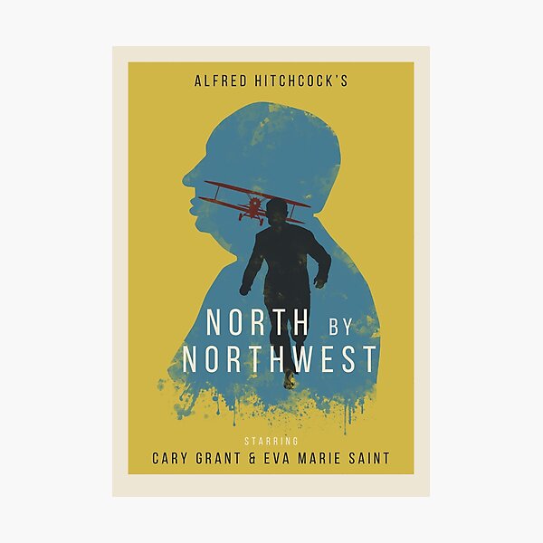 Alfred Hitchcock North by Northwest Photographic Print