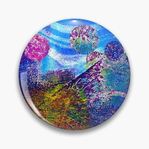 Item preview, Making Planets Collaged Monoprint designed and sold by Heatherian.