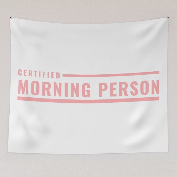 Item preview, Certified Morning Person: Expert in Mornings designed and sold by flying-flamingo.