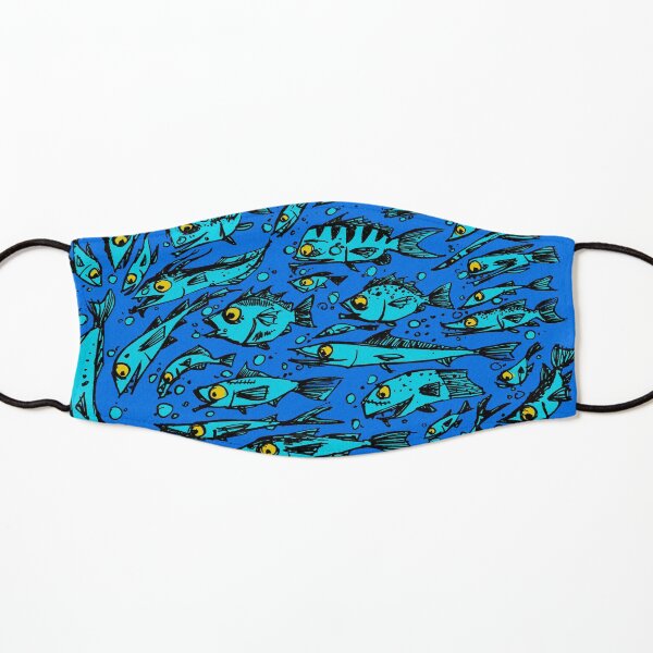 Bluenight Fish By Russ Fagle Kids Mask