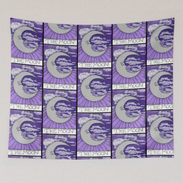 Item preview, Moon tarot card designed and sold by brake4birds.