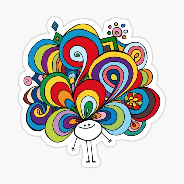 Poofy Angela Sticker