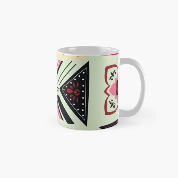 Item preview, Tile Pattern in Pink and Green designed and sold by Lori-Goree.