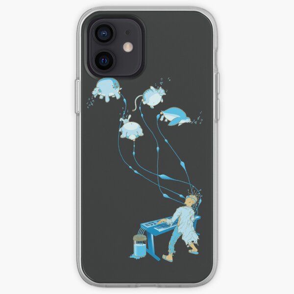 Mad Animal Pianist - Remastered Digital Illustration iPhone Soft Case