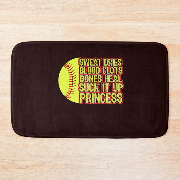 Item preview, Girls Softball Motivational Tough Love Saying designed and sold by theboujeebunny.