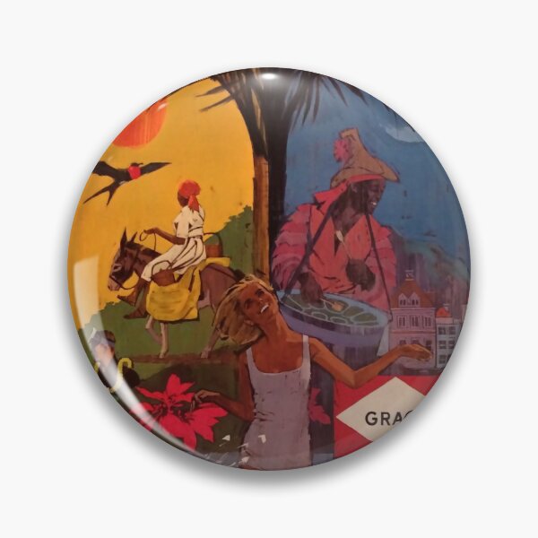 Artikelvorschau, Grace Line Caribbean vintage travel poster entworfen und verkauft von stickart-marek.