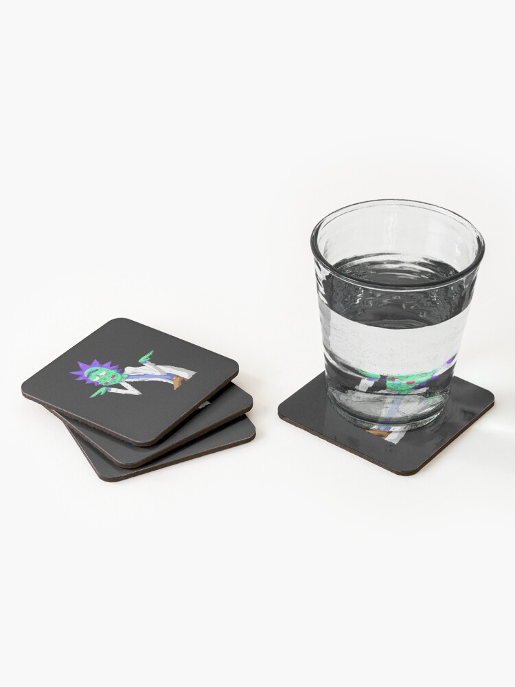 Alternate view of Copy of rick and morty get schwifty Coasters (Set of 4)